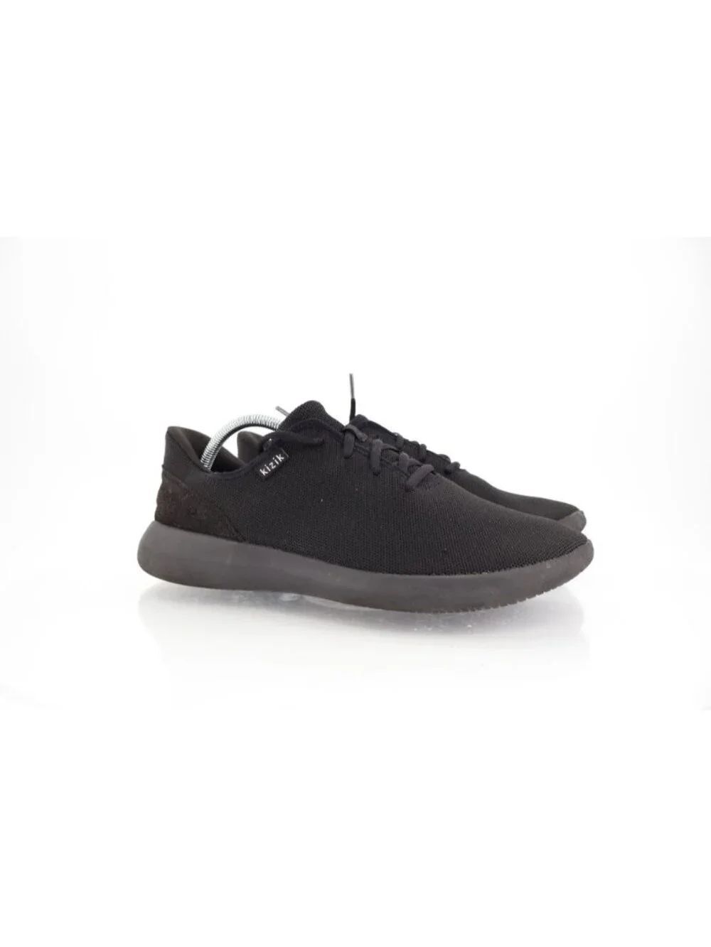 Kizik Madrid Eco Knit Hands Free Men's Size 12 Slip On Shoes Black Sneakers